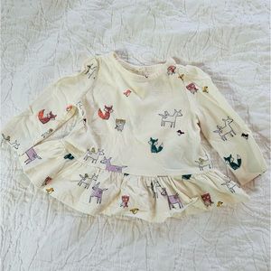 Gap Woodland Creatures long sleeve
